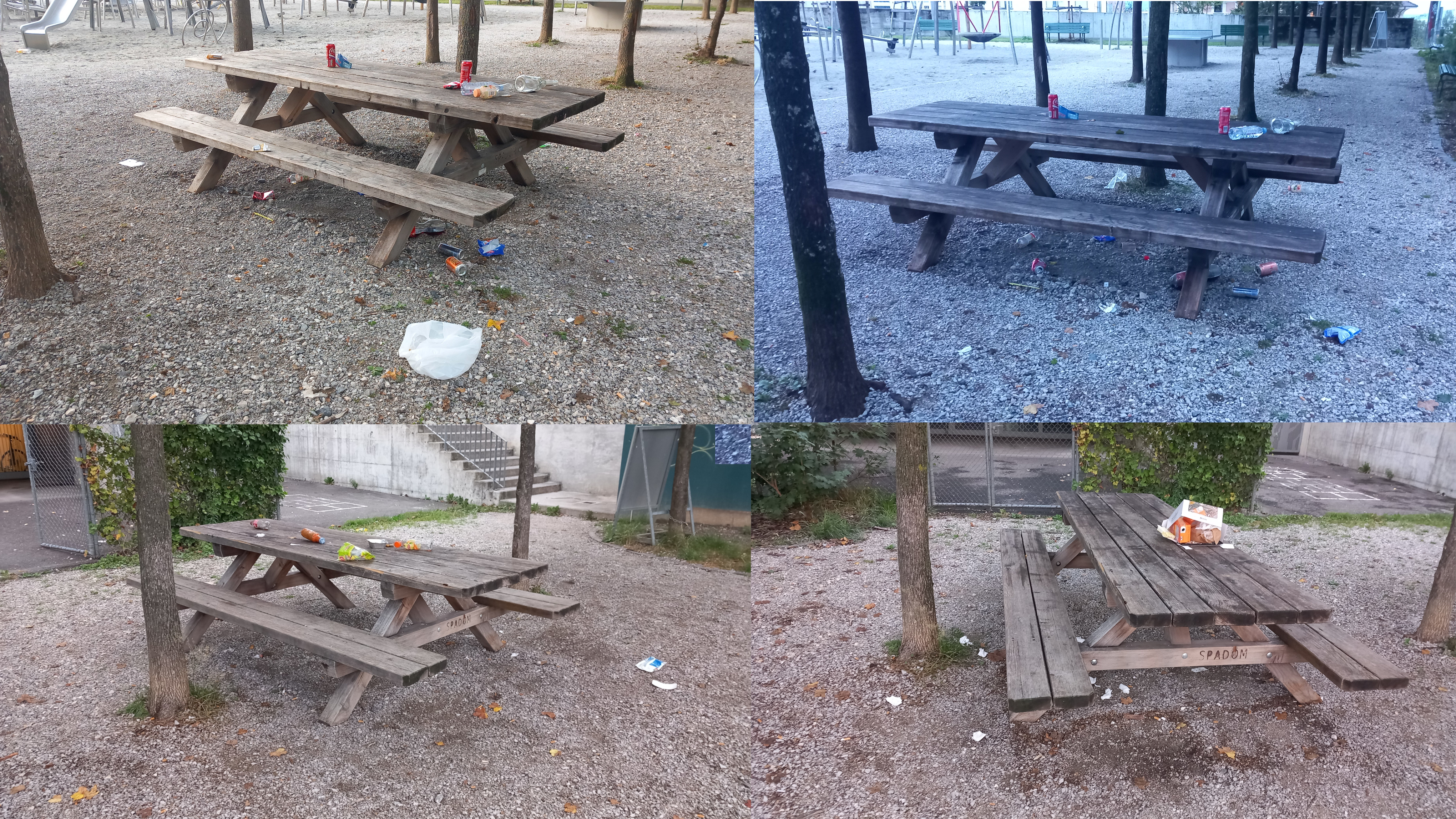 Image média: Installation d’une Poubelle près de la Table de Pique-Nique au Parc de La Brouette
