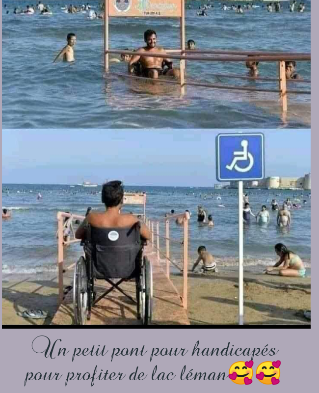 Image média: Pont magique pour handicapés
